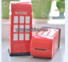 Ceramic money box, telephon money bank