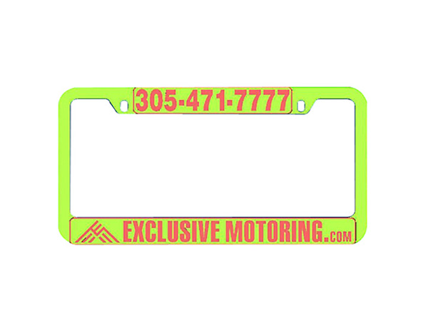 License Frame