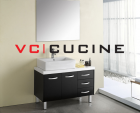 Famous black PVC bathroom vanity&mdash; VC-BMP-06