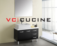 Famous black PVC bathroom vanity&mdash; VC-BMP-06