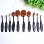 New design 10 pcs professional cosmetic brush set