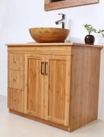 Bamboo bathroom cabinet