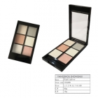 High quality container 6 colors highlighter makeup palette with private label