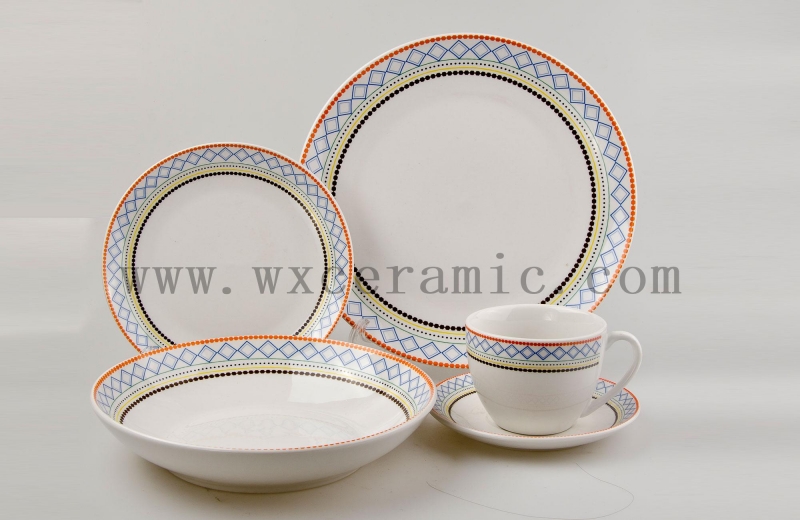 Round Dinner Set