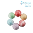 OEM Fruit flavor fizzy bath bomb with ball shape