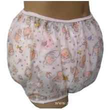 PEVA Printing Plastic Pull On Adult Baby Diaper