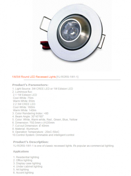 LED DownLighters