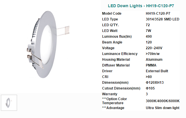 LED DownLighters